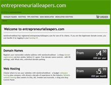 Tablet Screenshot of entrepreneurialleapers.com